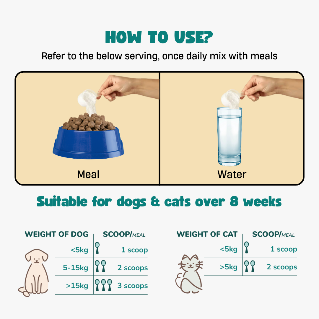 Pre+Probiotics with Digestive Enzymes for Dogs & Cats