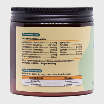 Pre & Probiotics with Digestive Enzymes for Cats